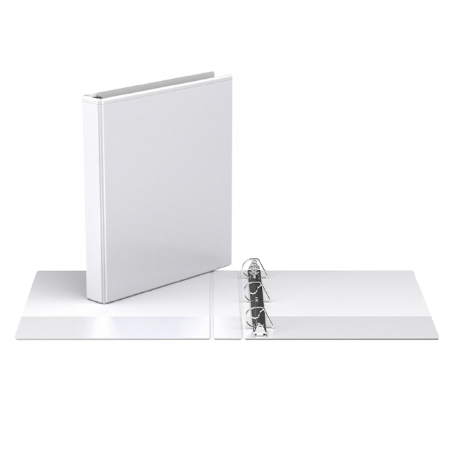 easyview binder 1 inch d ring 6 pack white 2