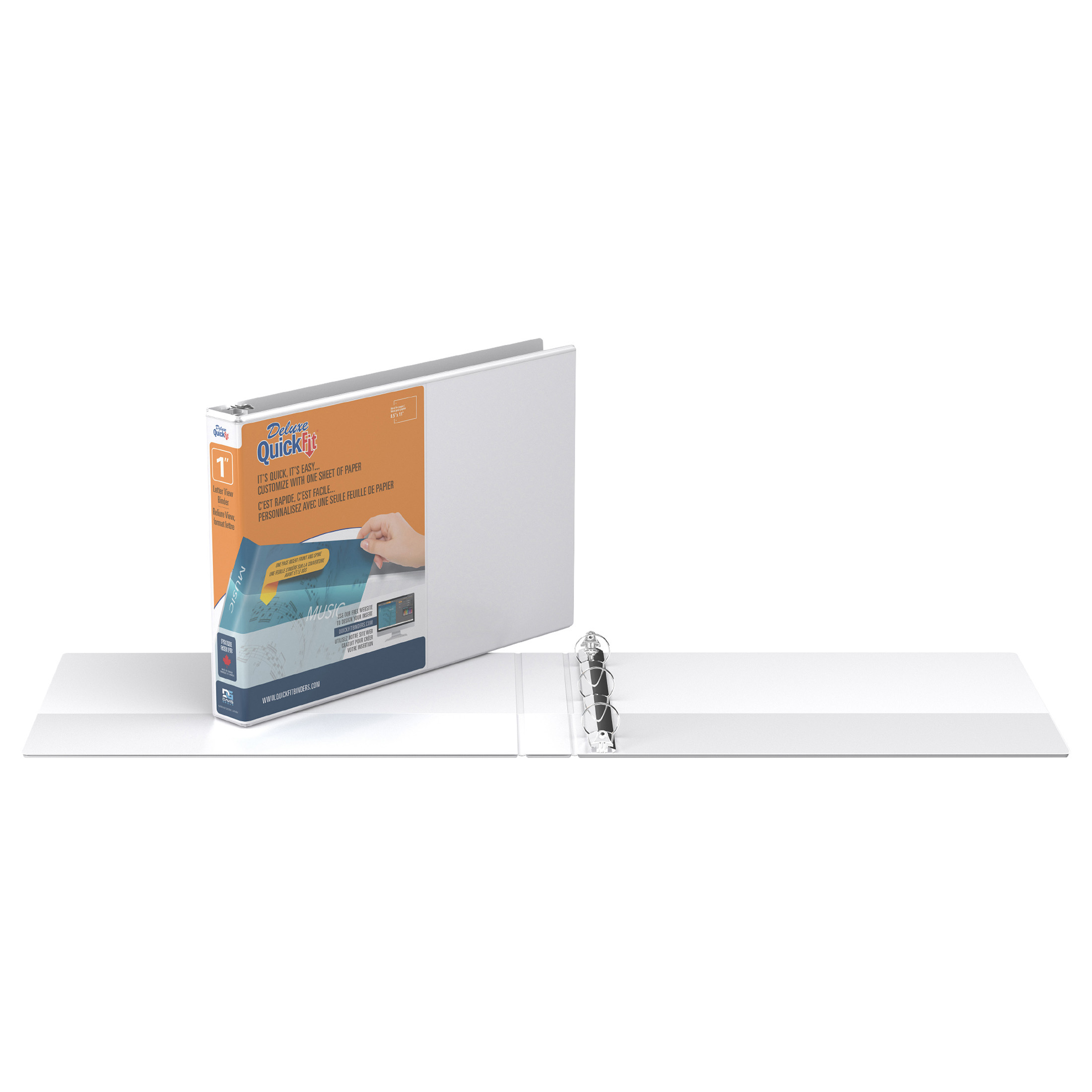 QuickFit® 8.5″ x 11″ | Landscape Binders | The Binder Shop